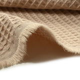 Coton 100% nid d'abeille beige