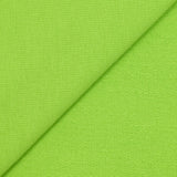Jersey french terry coton Bio vert pomme