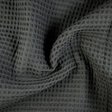 Coton 100% nid d'abeille noir