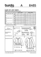 Patron Burda n°6465: Blazer parisienne