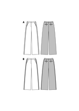 Patron Burda n°6470 : Pantalon jambes droites