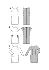 Patron N°6609 Burda : Robe à poche
