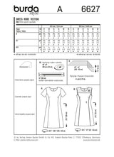 Patron n°6627 : Robe