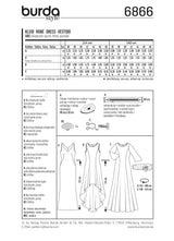 Patron n°6866 : Robe de soirée, Robe chasuble, Transparent