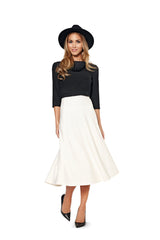 Patron n°6880 : Jupe à godet forme évasée