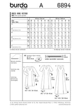 Patron n°6894 : Robe col en V