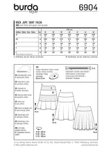 Patron n°6904 : Jupe