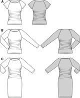 Patron n°6910 : T-shirt et Robe