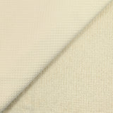 Tissu double face nid d'abeille éponge bambou écru au mètre