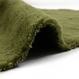 Olive green bamboo sponge fabric sold per meter