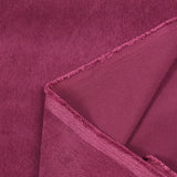 Fine Magenta Côtes Polyester Velvet