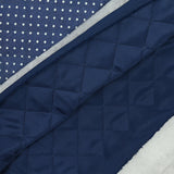 Matelassé Chambray printed pea
