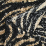 Forro de tigre beige y negro