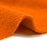 Tissu éponge bambou orange vendu au mètre