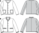 Patron n°: 7291 Veste style country