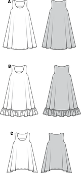 Patron n°: 7390 Robe, tunique
