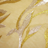Devoured silk chiffon Tlija gold and silver ocher background