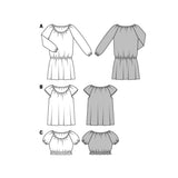 Patron Burda n°6684 : Robe & blouse