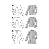 Patron N°6569 Burda : Veste boho-chic