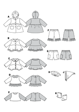 Patron n°7903 : Robes de poupées