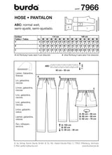 Patron n°7966 : Pantalon