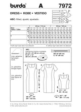 Patron n°7972 : Robe
