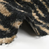 Forro de tigre beige y negro
