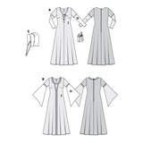 Patron n°7468 : Robe, Bonnet style Moyen-Âge
