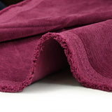 Fine Magenta Côtes Polyester Velvet