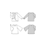 Patron Burda n°5692 : Blouse & Haut