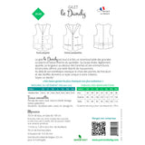 Patron de couture Homme : Gilet le Dandy