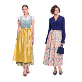 Patron Burda n°5625 : Ensemble costume traditionnel 