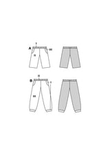 Patron Burda kids n°9182 : Pantalon