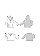 Patron Burda kids n°9185 : Sweatshirt