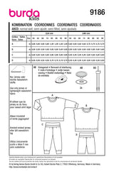 Patron Burda kids n°9186 : Ensemble