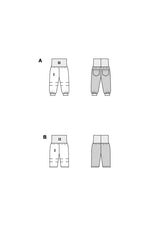 Patron Burda kids n°9187 : Pantalon