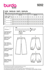 Burda Kids boss n ° 9202: pants