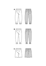 Burda Kids Boss N ° 9211: pantalones