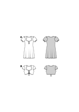 Burda Kids Boss N ° 9214: Vestido y blusa