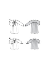 Burda Children's Boss N ° 9216: Vestido y blusa