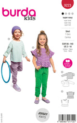 Patron Burda Enfant n°9223 : T-shirt