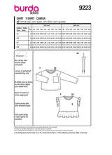 Burda Children's Boss N ° 9223: camiseta