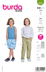 Patron Burda Enfant n°9224 : Pantalon