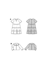 Patron Burda Enfant n°9225 : Robe & Veste
