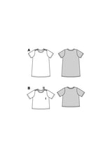 Patron Burda Enfant n°9229 : Robe & T-Shirt