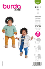 Patron Burda Enfant n°9231 : Ensemble