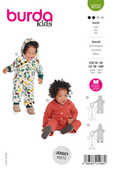 Patron Burda Enfant n°9232 : Combinaison