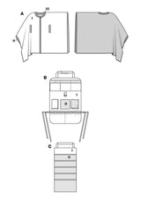 Patron Burda Enfant n°9233 : Set Accessoires-auto bébé