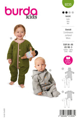 Patron Burda Enfant n°9235 : Grenouillère
