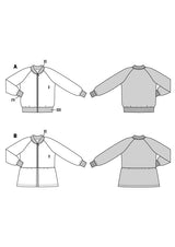 Patron Burda Enfant n°9237 : Sweat